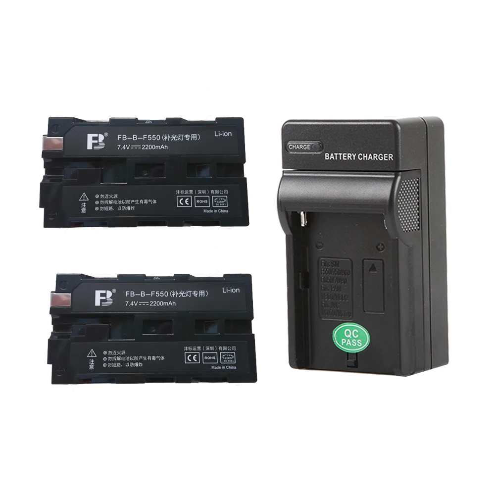 Viltrox NP F550 7 4 В 2200 мАч литий ионный Перезаряжаемые Батарея + Зарядное устройство для