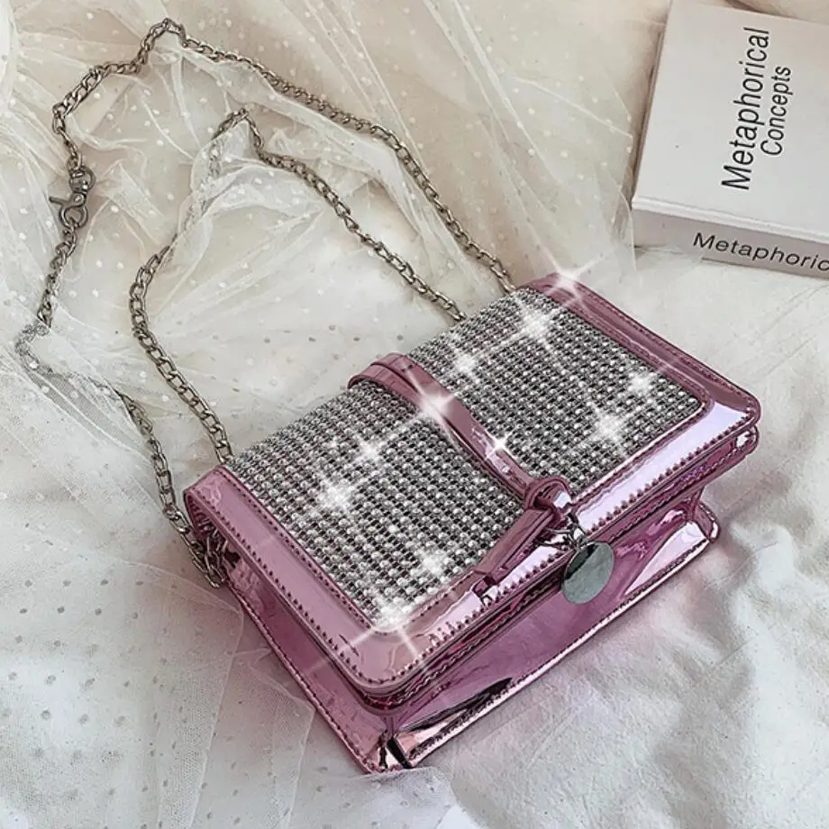 2019 летняя модная новая маленькая квадратная сумка с откидной крышкой