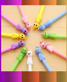10pcs 6pcs kawaii flower colorful Chancery gel pen papelaria office school supplies stationary canetas coloridas color pen 04083