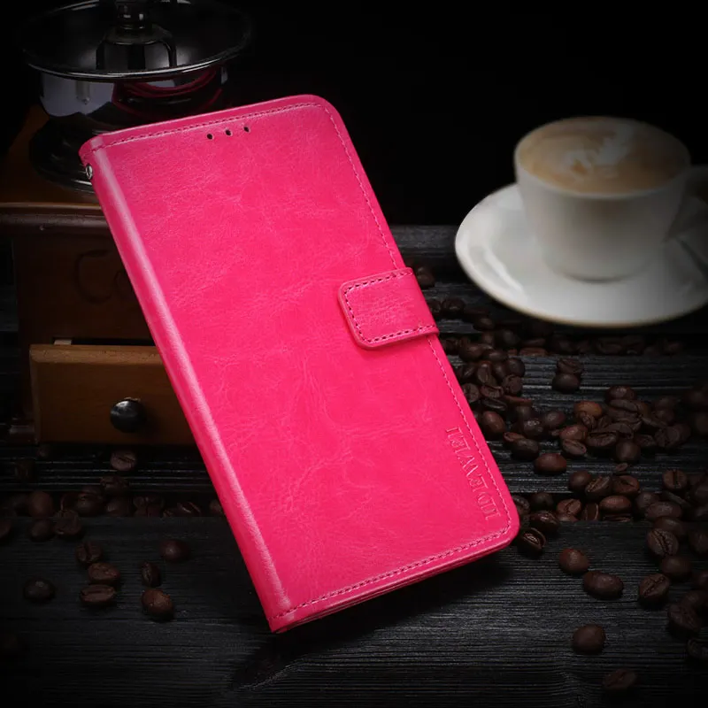 IDEWEI Роскошный чехол для телефона samsung Galaxy J4 роскошные кожаные телефон обратно