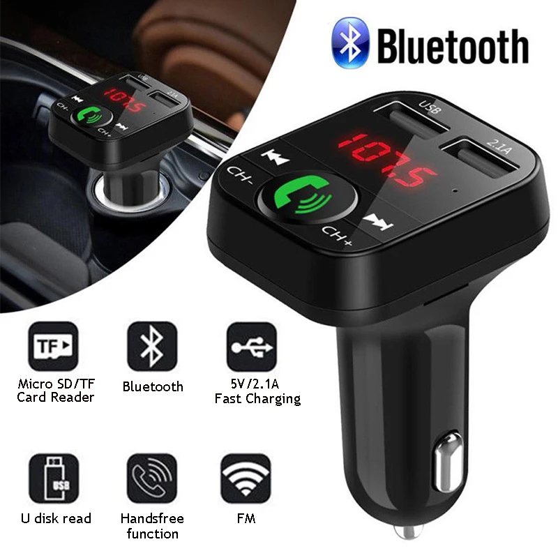 Автомобильный MP3-плеер transmteteur Авто bluetooth музыка громкой связи беспроводной комплект FM USB передатчик зарядное устройство FM модулятор автомобильные аксессуары