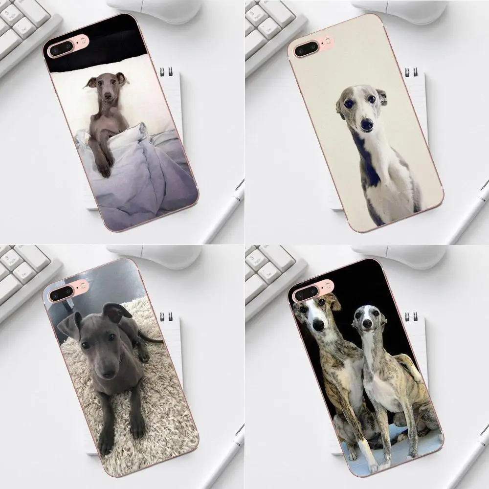 Для iPhone 4 4S 5 5C SE 6 6S 7 8 Plus X XS Max XR Galaxy A3 A5 J1 J3 J5 J7 2017 тонкая ТПУ клетка I Love My Whippet Dog