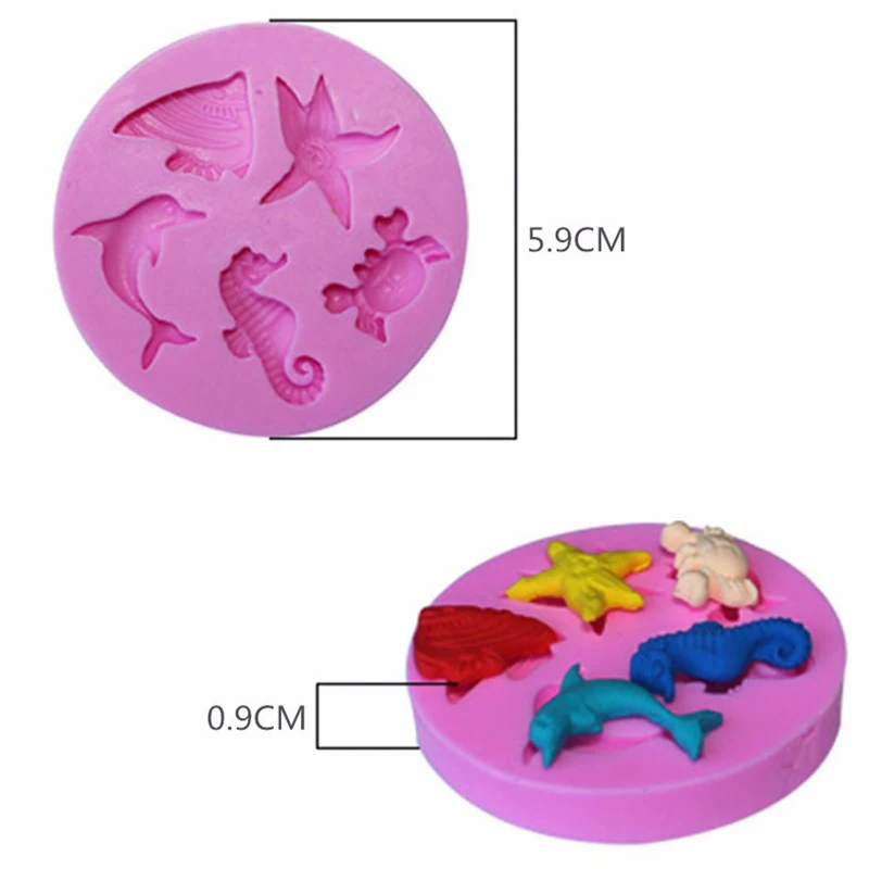 Medjelio силиконовые помады плесень животных Бабочка выпечки Кондитерские