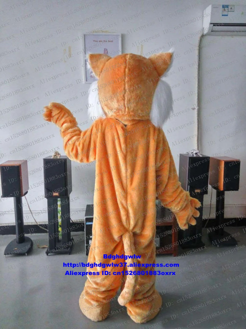 Коричневый дикий кот дикая кошка Каракал рысь талисман костюм мультяшный