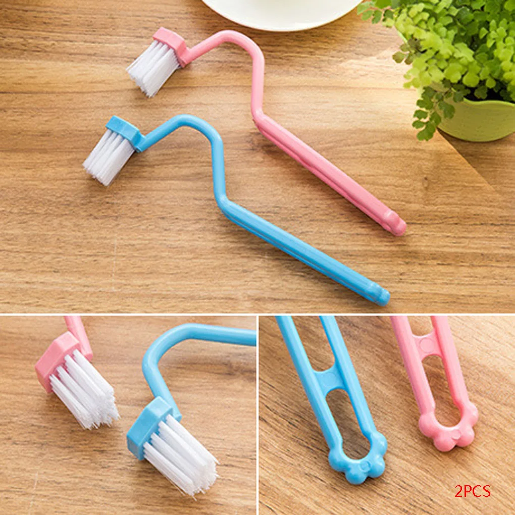 

2pc Toilet Cleaning Brush S Type Soft Brush Corner Bending Type Toilet Cleaner Brush Cleaning Tool&Accessories Bathroom Gadgets