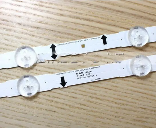 

1 пара x 55-дюймовых 2014SVS55-3228 светодиодных оптических линз, пленочные полосы для SAMSUNG LED DB55E LH55DBE UA55J5088AJ T550HVF0 7,0 TV