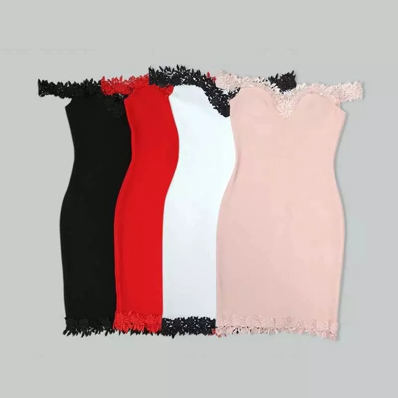 Новые Для женщин Лето Slash шеи Элегантные Дизайнерские платье Сексуальная с плеча