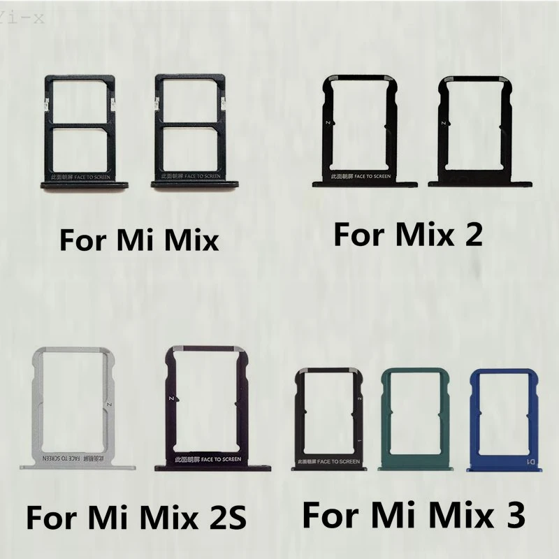 

Sim Card Tray For Xiaomi Mi Mix 2 2S 3 Sim Card Holder For Mix Mix2 Mix2S Mix3