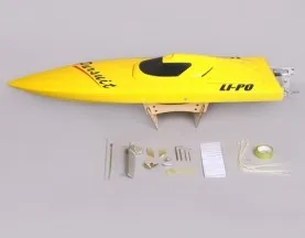 1106 Raider/Rocket Racing Electric Brushless RC Boat Fiberglass --yellow with 3660 1620KV Motor 125A ESC | Игрушки и хобби