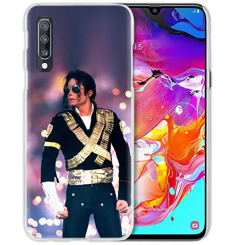 01 Майкл Джексон танца чехол для samsung Galaxy A50 A70 A20e A40 A30 A20 A10 A8 A6 плюс A9 A7 Жесткий Прозрачный поликарбонатный чехол для телефона чехол - Цвет: 01