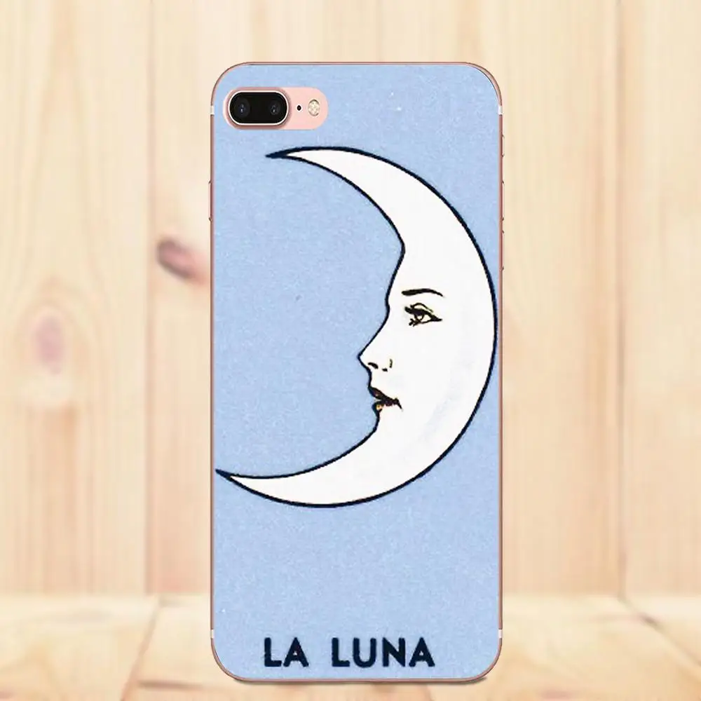 Maerknon La Luna для Galaxy Alpha Core Prime Note 4 5 8 S3 S4 S5 S6 S7 S8 S9 mini edge Plus Мягкий мобильный телефон