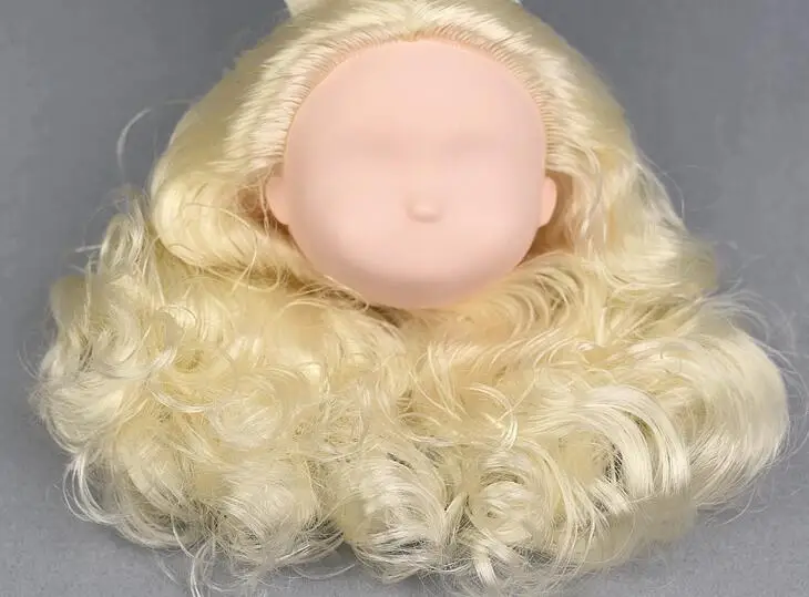 Кукла на заказ, кукла «сделай сам», Обнаженная кукла, 20171220, как blyth head, не включает в себя одежду - Цвет: yellow