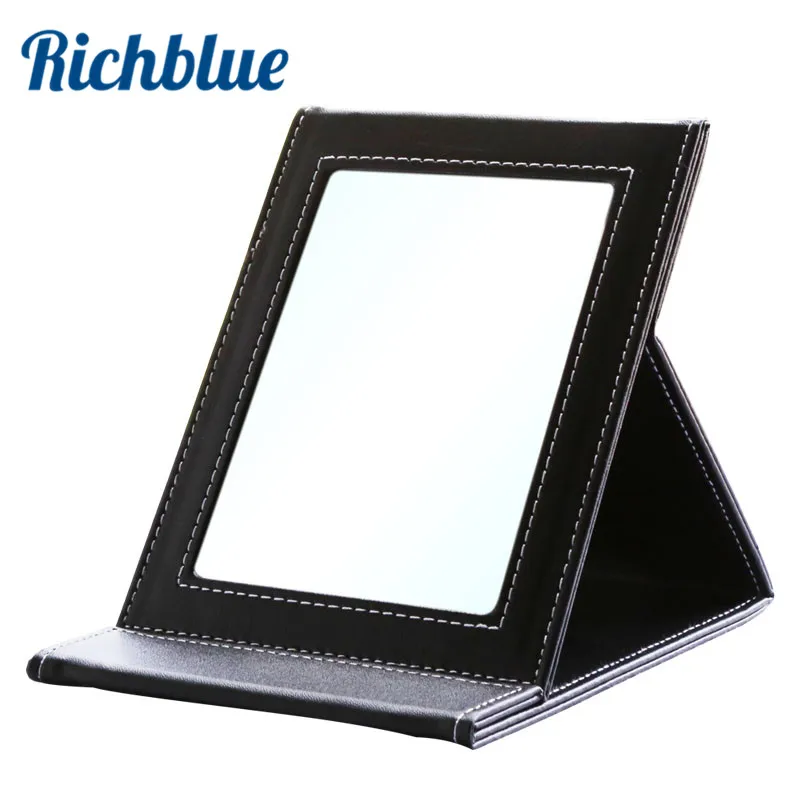 Искусственная кожа небольшое зеркальце для макияжа косметическое портативное