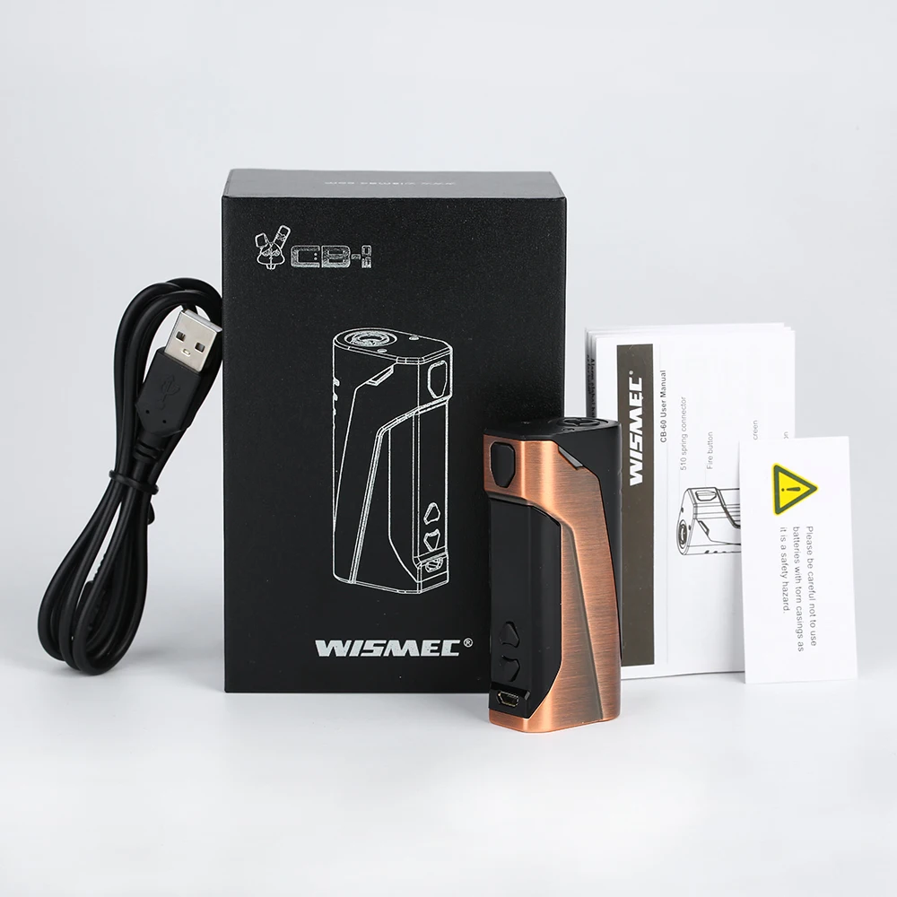 Wismec CB 60 60W коробка мод с 2300mah встроенной емкости сигаретный испаритель|battery for mod|vape