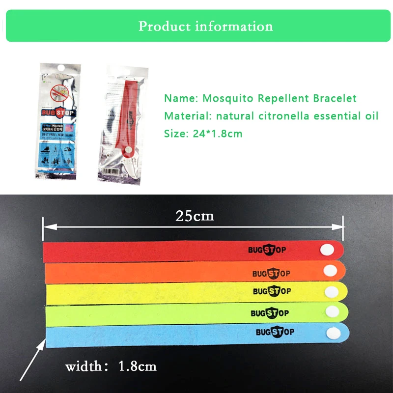 10 шт. браслет против комаров насекомых жуков репеллент браслеты Прямая поставка