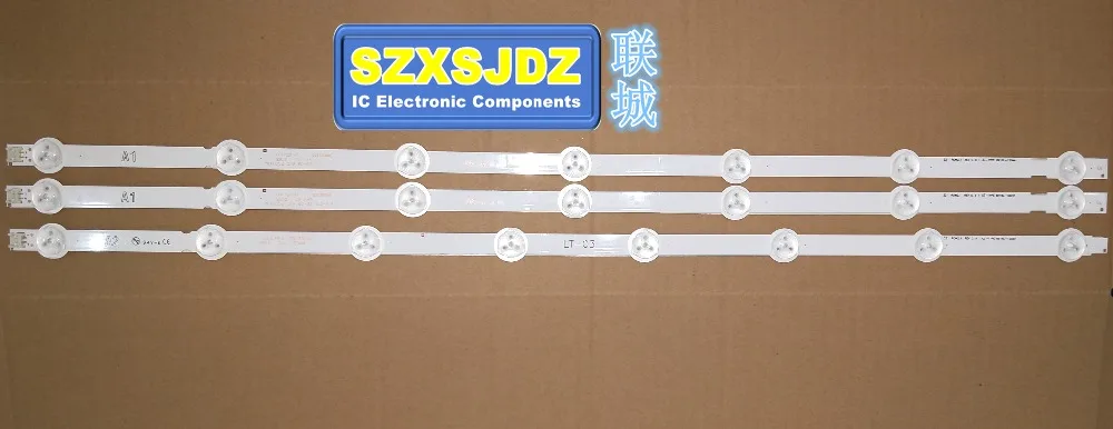 Новые 3 шт. (2 * A1 7 светодиодов 1 A2 8 светодиодов) светодиодная подсветка бар 32 &quotROW2.1