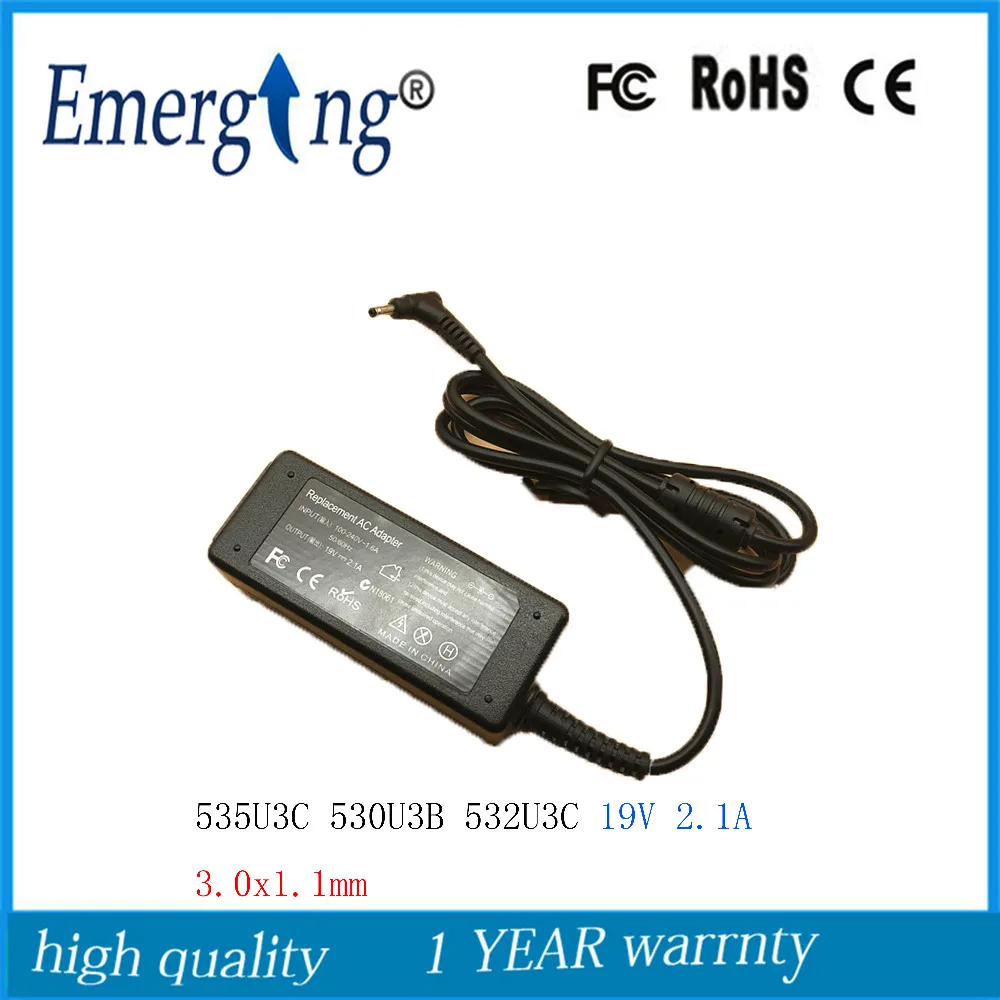 

40W 19V 2.1A 3.0*1.1mm Charger Supply Laptop Adapter For Samsung NP340XAA-K07 K08 K0A 535U3C 530U3B 532U3C