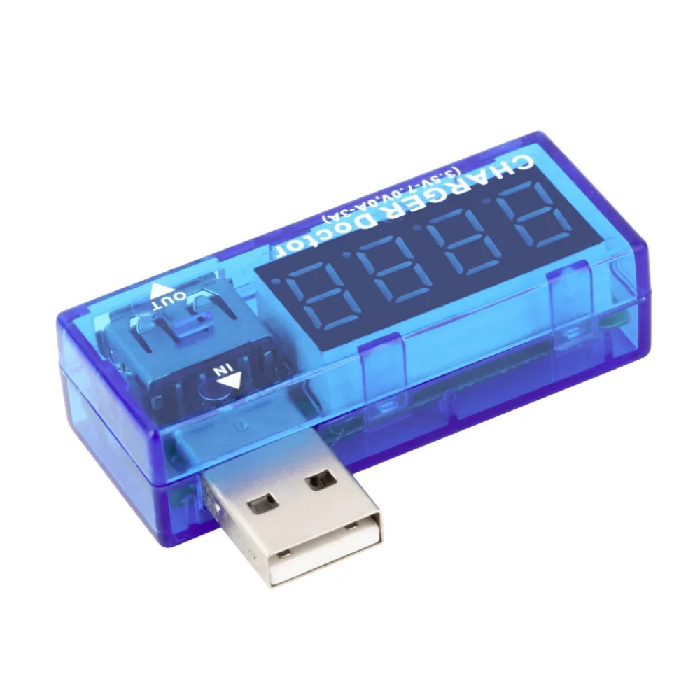 Цифровой мини USB измеритель напряжения мощности тока портативный доктор подарки