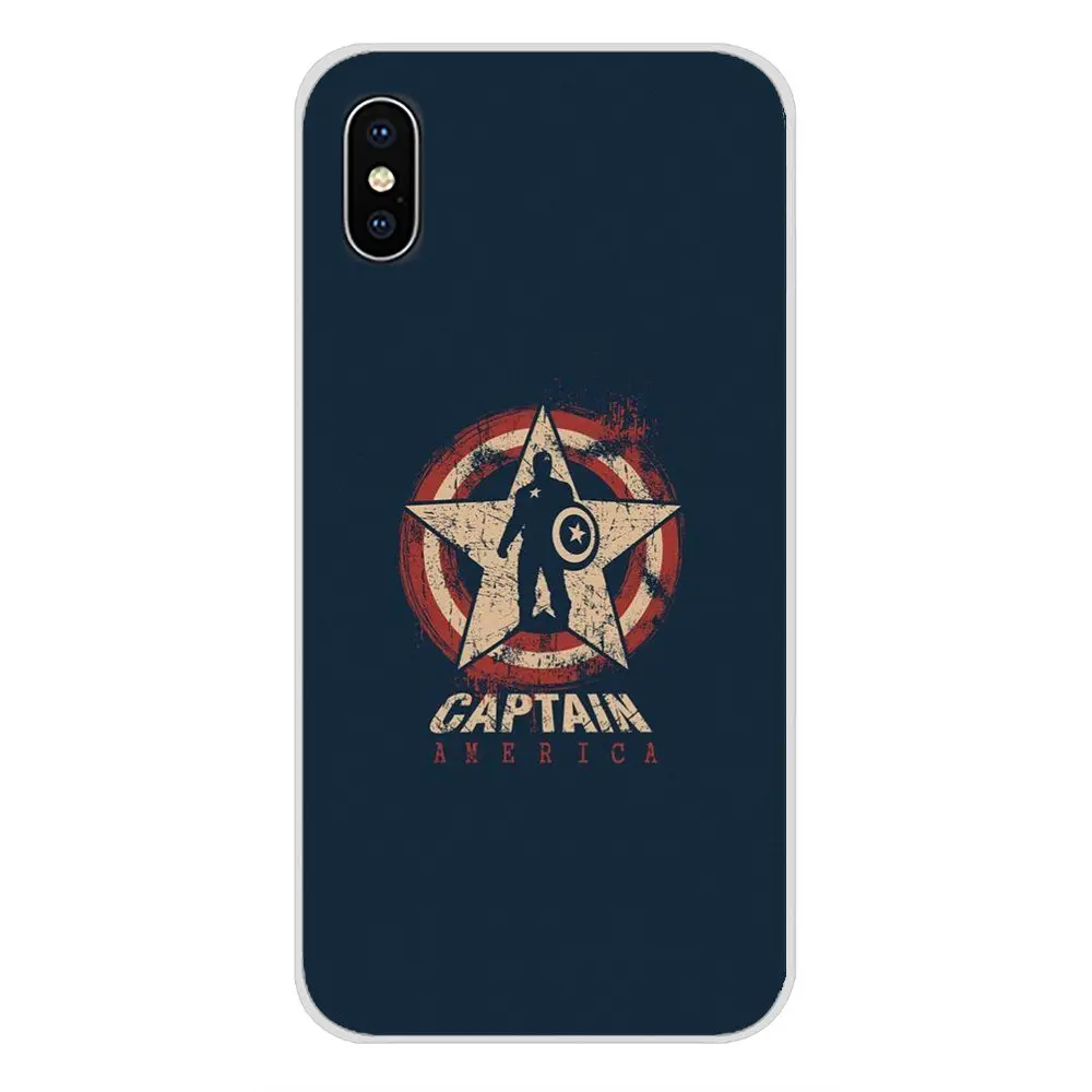 Чехол на заказ для Xiaomi Redmi Note 6A MI8 Pro S2 A2 Lite Se MIx 1 Max 2 3 Oneplus 6T Marvel Avengers Captain America