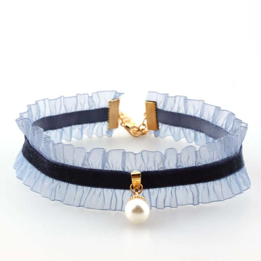 Женское колье 2018 модное ювелирное украшение золотая цепочка жемчужное цветочное