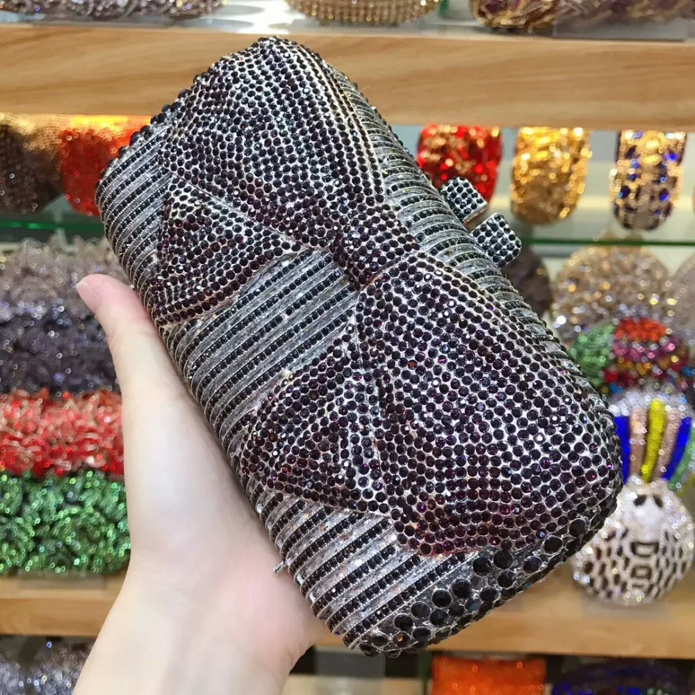 Женские красные/Серебристые/фиолетовые/синие вечерние клатчи сумки кошельки