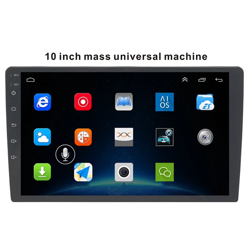 10 1 дюймов Android 8 автомобиля Bluetooth Wi Fi Gps навигация Quad Core радио Видео Аудио Mp5 плеер|GPS
