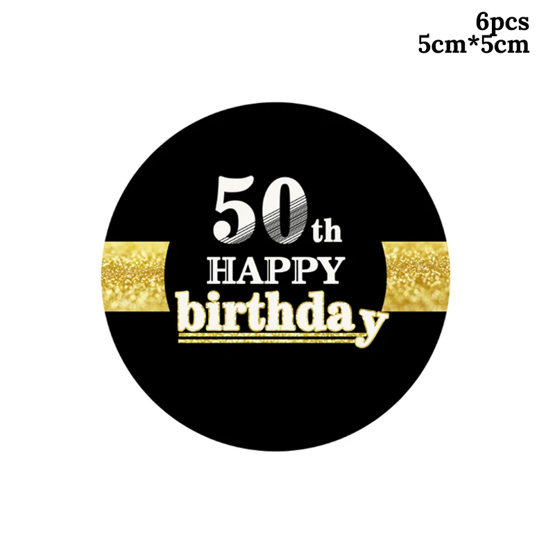 6pcs Paper Sticker JOY-ENLIFE 1 комплект мужские и женские Стиль 30th на день рождения реквизит для фотосессии смешные усы 30 годовщина украшения для вечеринки, дня рождения поставки - Цвет: 6pcs Paper Sticker