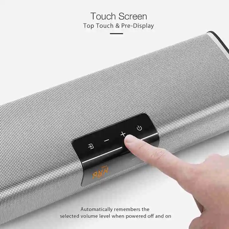 BlitzWolf 60 Вт звуковая панель Smart Soundbar 2 1 аудио канал и сабвуфер 6 динамиков