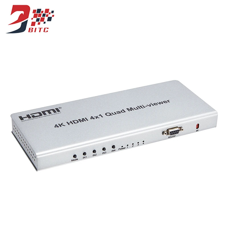 SZBITC 4K HDMI 4x1 четырехъядерный мультипросмотр с бесшовным переключением 4 в 1 выход