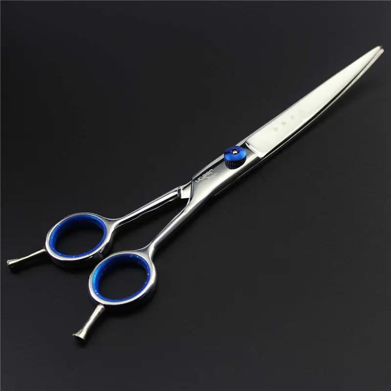 

Cheaper 7.0Inch 4Pcs/Set JP440C Jason Pet Grooming Scissors Silver Dog Shears Big Straight &Thinning&Curved Scissors
