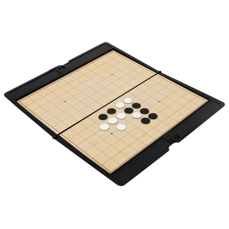 Высокое качество Портативный Go игровой набор мини шахматная доска магнитные шахматы части Спорт на открытом воздухе товары шахматы настольные игры Souptoys qenueson