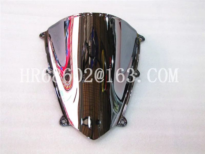Для Honda CBR 600 RR F5 2007 2008 2009 2010 2011 2012 серебряное ветровое стекло двойной пузырь cbr f5 CBR600