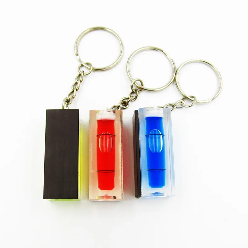 QASE Новый PMMA акриловый корпус Магнитный брелок пузырьковый спиртовой уровень тв