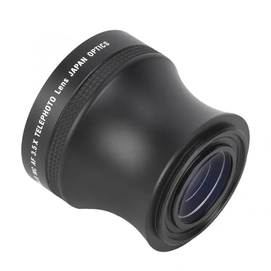 52 мм 3.5x Увеличение телеобъектив Универсальный для Canon Nikon Pentax Olympus sony samsung SLR камера HD металлический телеконвертер