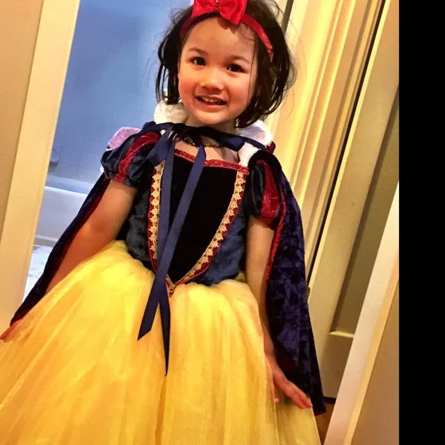 PaMaBa 9 Pcs/Set Child Snow White Dress up Outfit Age for 3-10 Y Girls Clothes Halloween Princess Cosplay Costume | Детская одежда и
