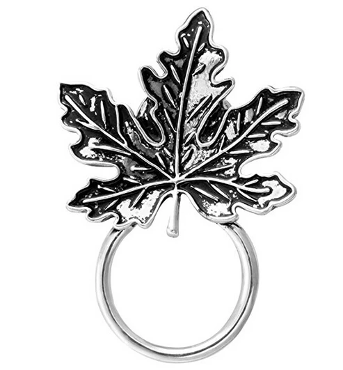 Три стиля кленовый лист магнитного брошь Очки держатель очаровательные