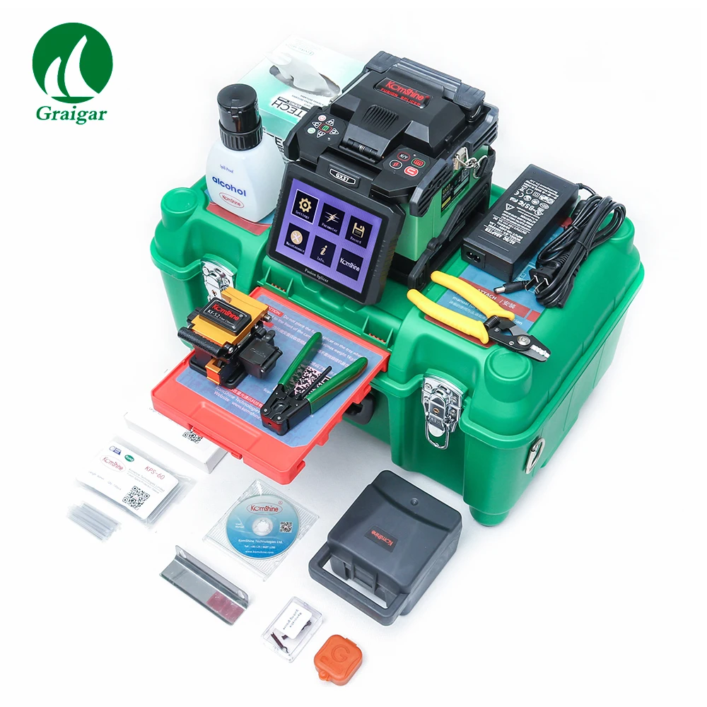 GX37 Fusion Splicer 9S сплайсинга и 30S Отопление поддержка 10 языков | Инструменты