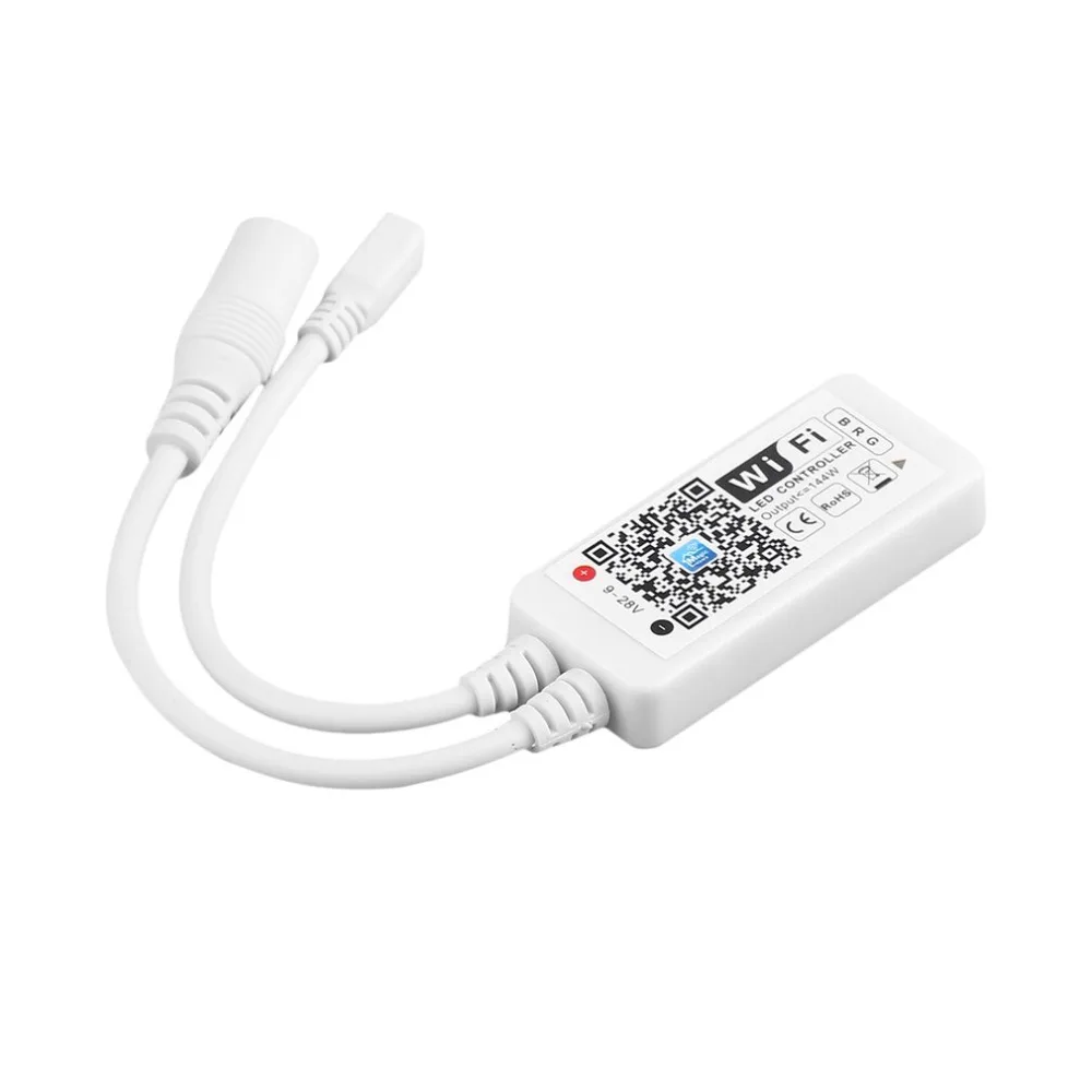 Мини RGB светодиодный контроллер Wi Fi DC 9 28 в 144 Вт wifi + ИК 21 клавиши пульт