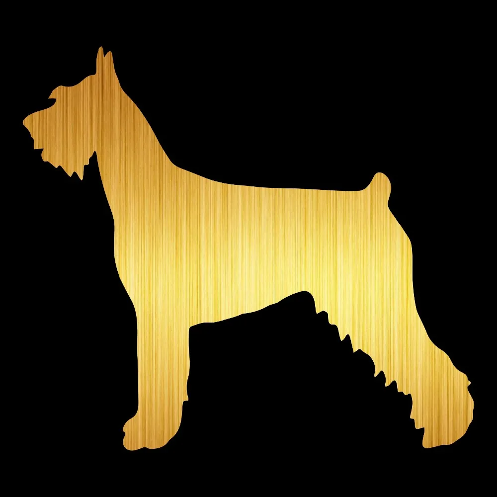 Tancredy 2nd половинная цена гигантские Schnauzer автомобильные наклейки с собаками и на