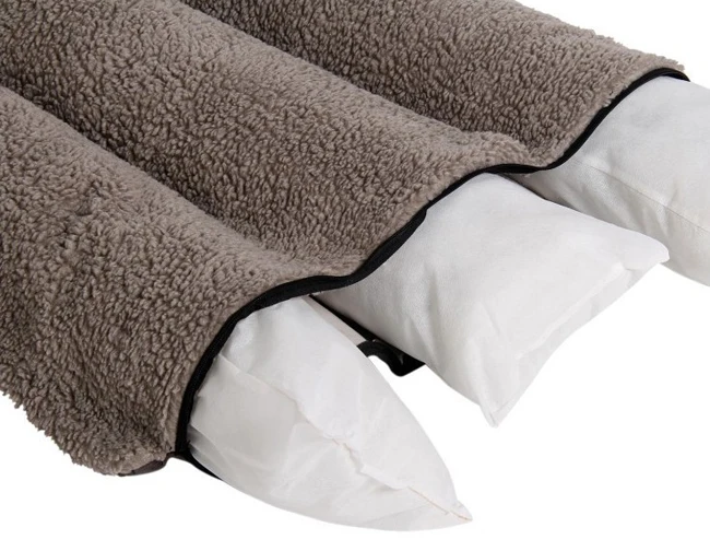 Роскошная кровать для больших собак Съемная моющаяся из берберского флиса 100%