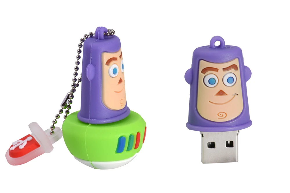 JASTER USB флэш-накопитель История игрушек мультфильма Базз Лайтер Флешка 64 ГБ 32 ГБ 16 ГБ 8 ГБ 4 ГБ карта памяти, Флеш накопитель мини-подарки