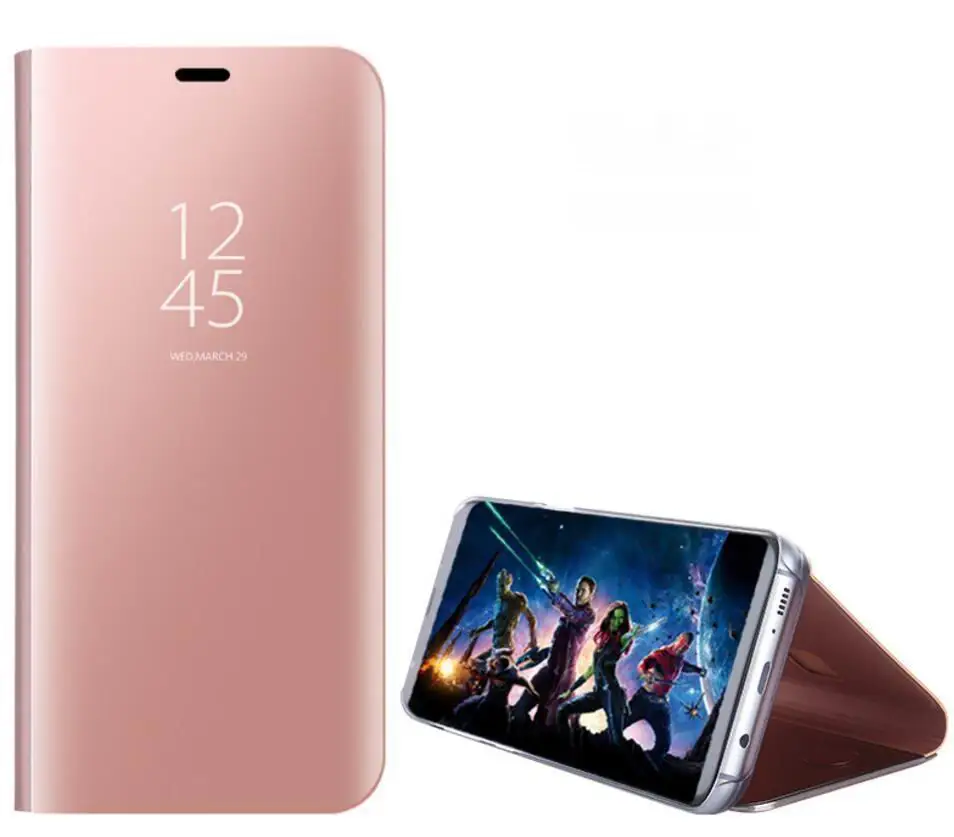Clear View чехол с зеркальной поверхностью для телефона Huawei Honor 10 lite довольно покрытие