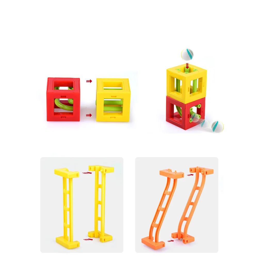 Новый дизайн креативный шар трек магнитные блоки сборные игрушки для детей