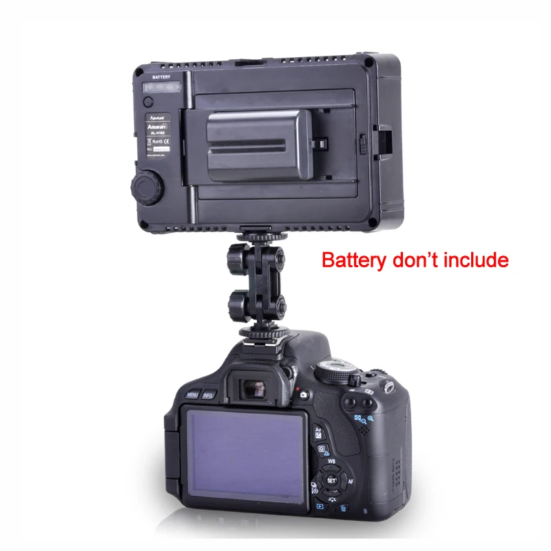 Светодиодный прожектор Aputure для камеры лампа с CRI 95 + фотостудии светодиодный AL