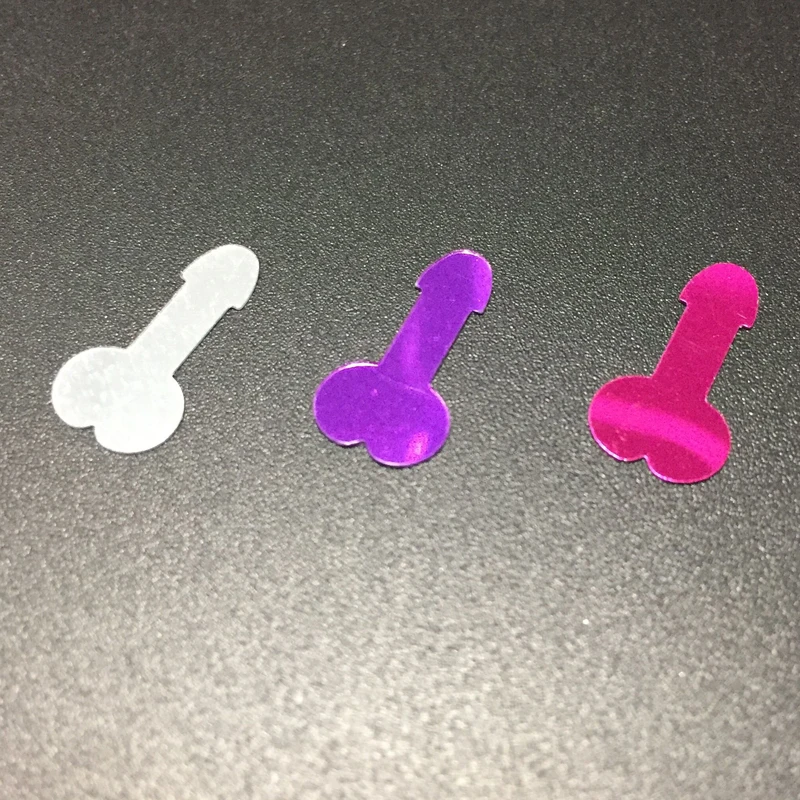 Блеск Многоцветный Романтический девичник пикантные конфетти Свадебная