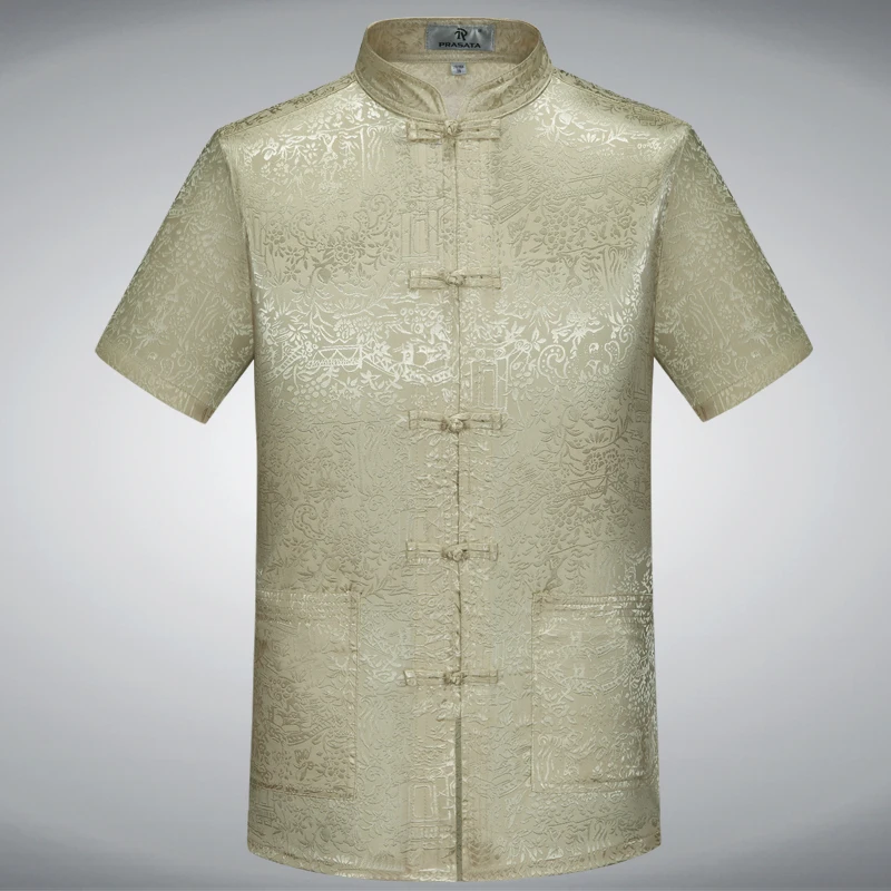 Мужская атласная рубашка с карманами белая серая бордовая темно синяя