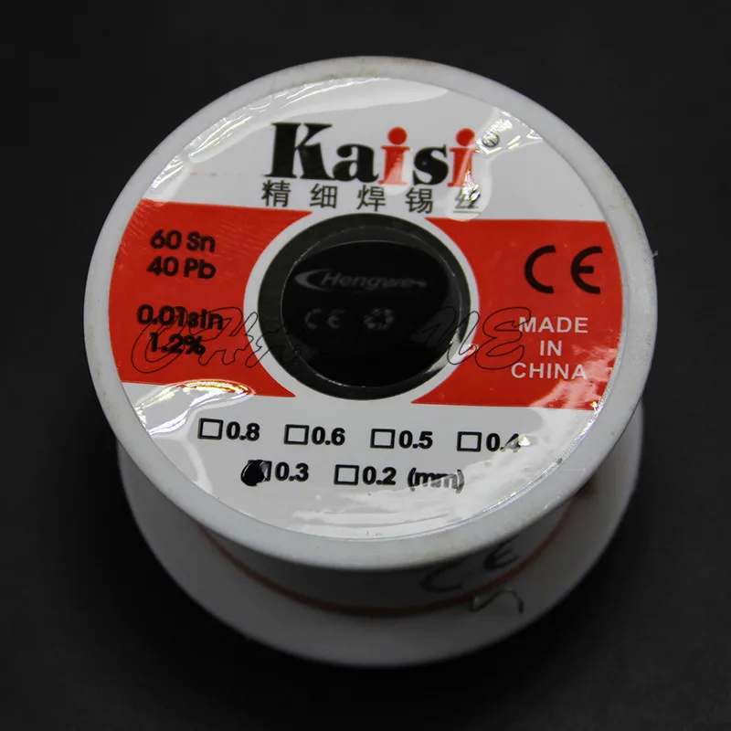 Оловянно-свинцовый припой Проволочная проволока для пайки с канифолью 0 3 мм 4 5 6