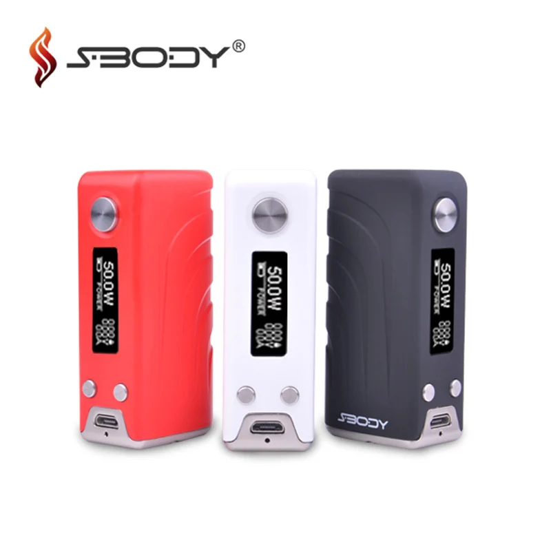 Оригинальный S BODY Elfin 50 Вт TC mod 60 мини мод коробка Vape встроенный аккумулятор 18500