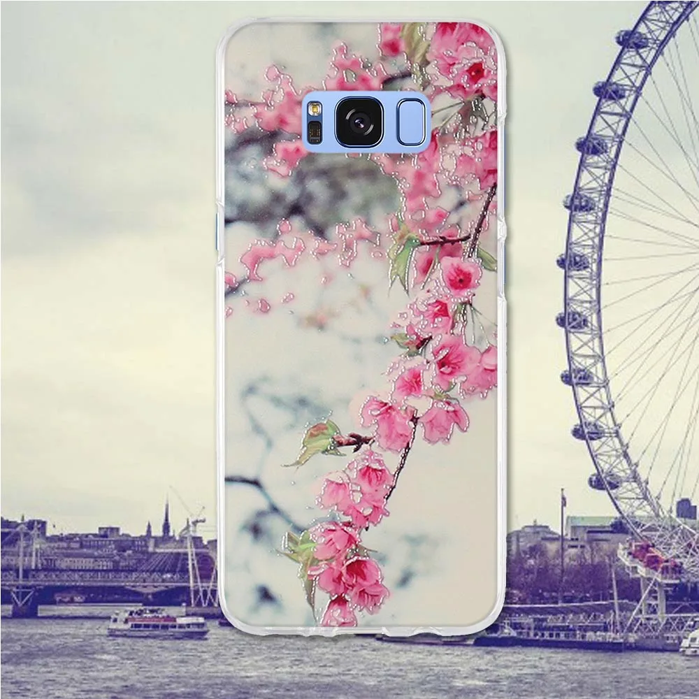Силиконовый чехол для Samsung Galaxy S8 G950F G9500 цветы мягкие чехлы S 8 | Мобильные телефоны