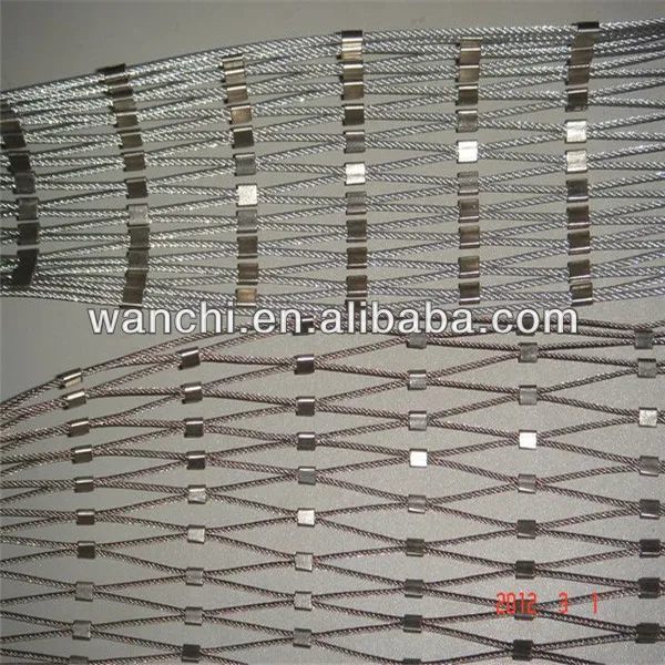 Stainless steel aviary mesh of cable netting for Germany Market |